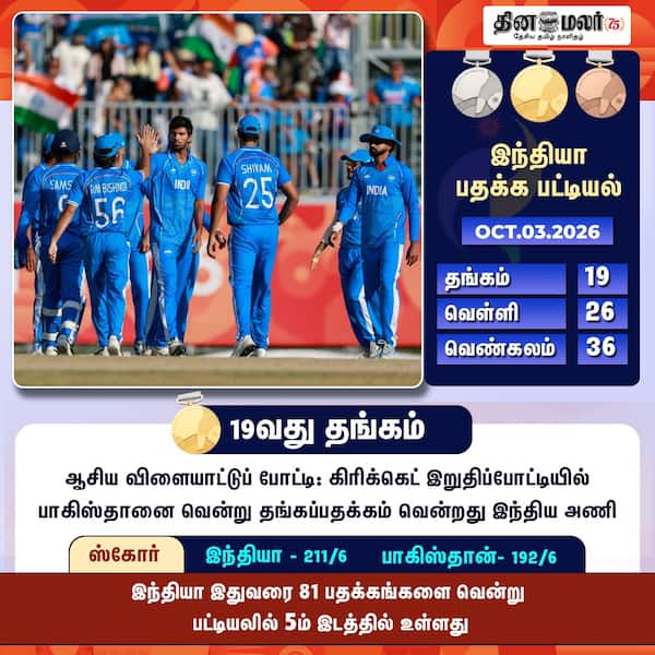 19வது தங்கம் 
