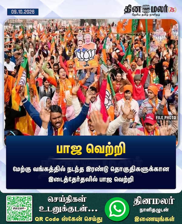 பாஜ வெற்றி 