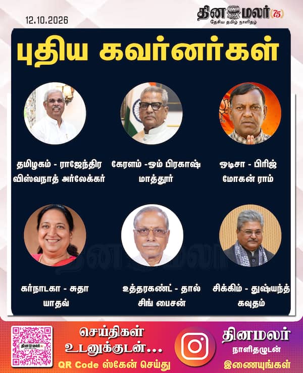 புதிய கவர்னர்கள் 