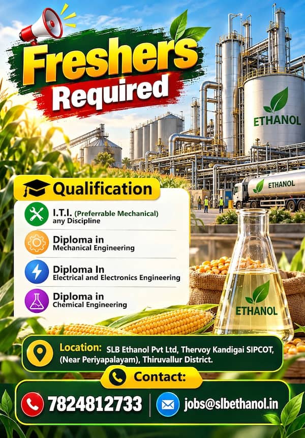 Freshers Required 