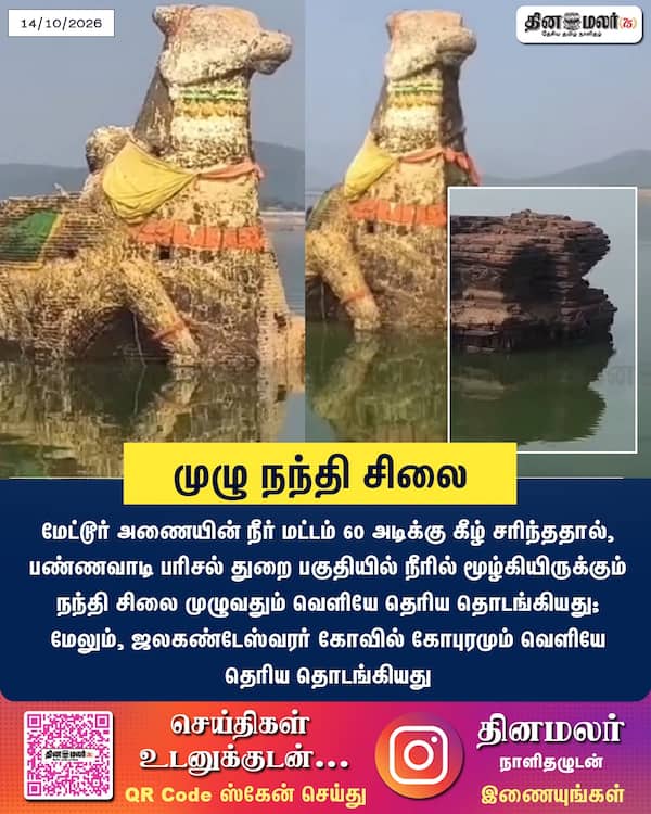 முழு நந்தி சிலை 