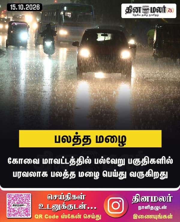 பலத்த மழை 