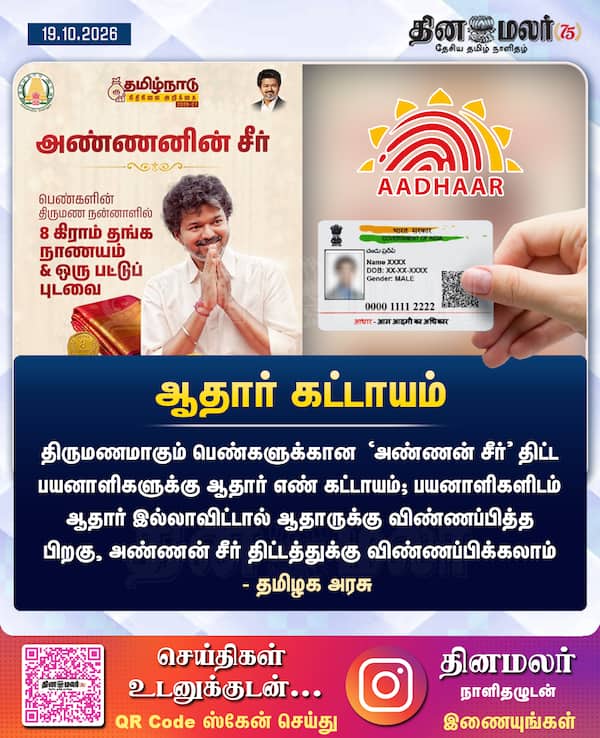 ஆதார் கட்டாயம் 