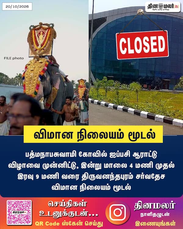 விமான நிலையம் மூடல் 