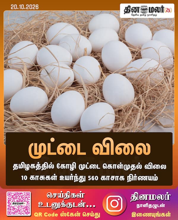 முட்டை விலை 
