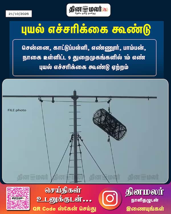 புயல் எச்சரிக்கை கூண்டு 