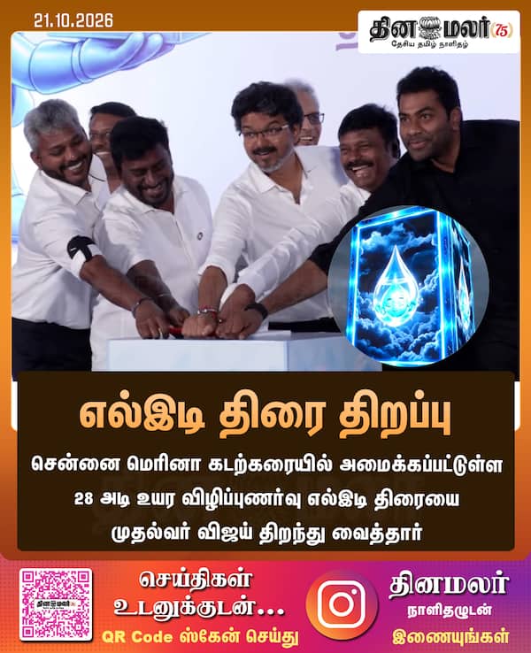எல்இடி திரை திறப்பு 