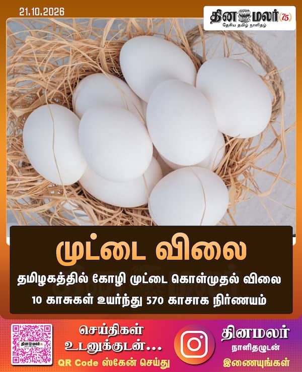 முட்டை விலை 