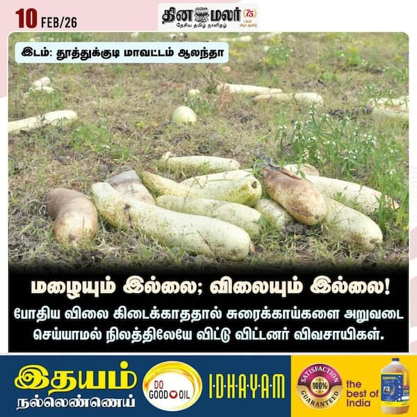 மழையும் இல்லை; விலையும் இல்லை! 