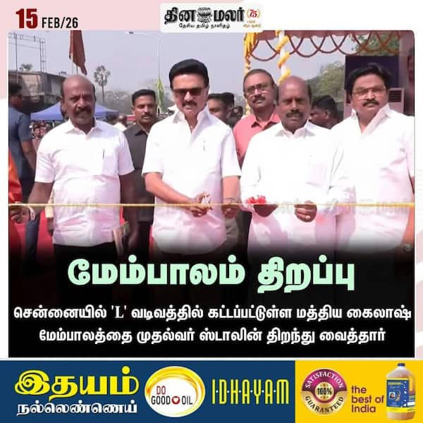 மேம்பாலம் திறப்பு 