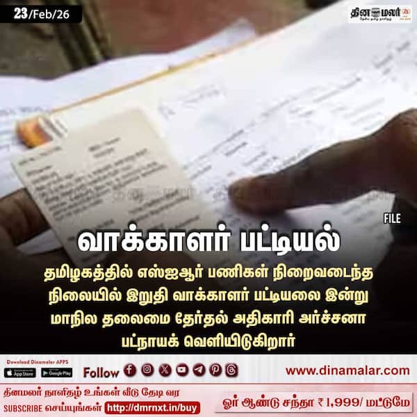 வாக்காளர் பட்டியல் 
