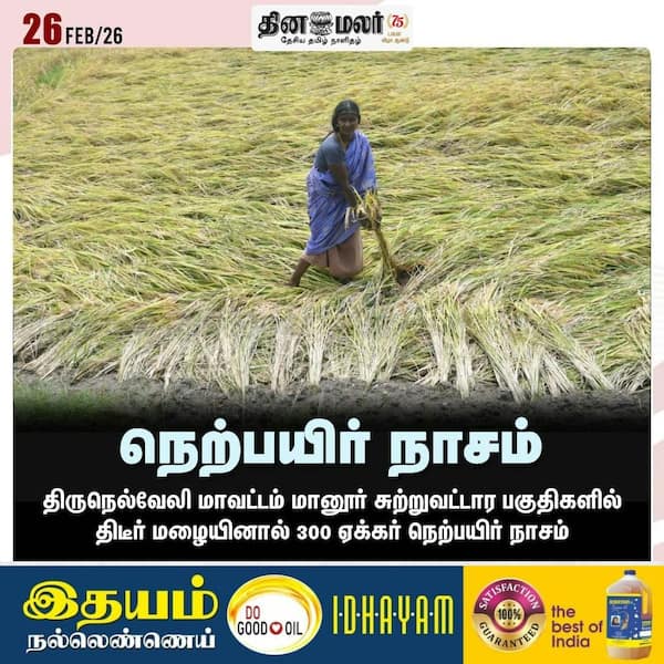 நெற்பயிர் நாசம் 