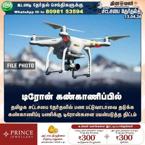 டிரோன் கண்காணிப்பில் 