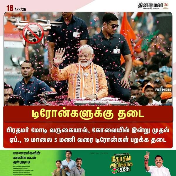 டிரோன்களுக்கு தடை 