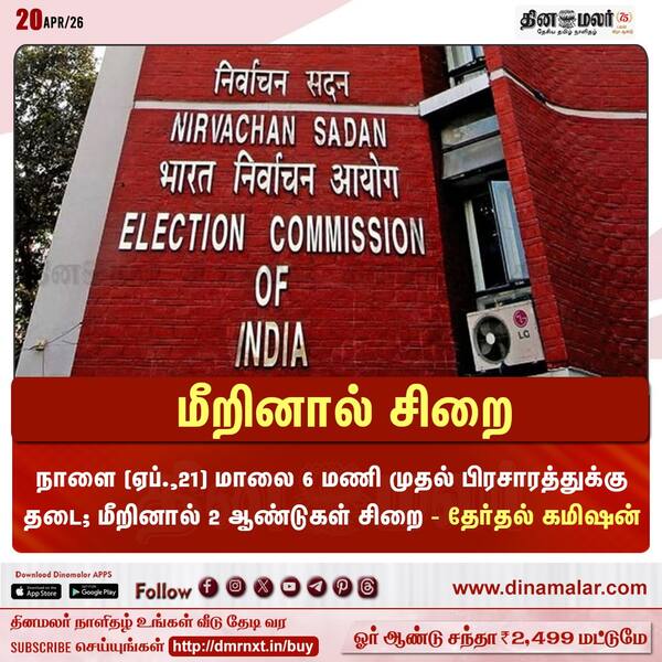 மீறினால் சிறை 