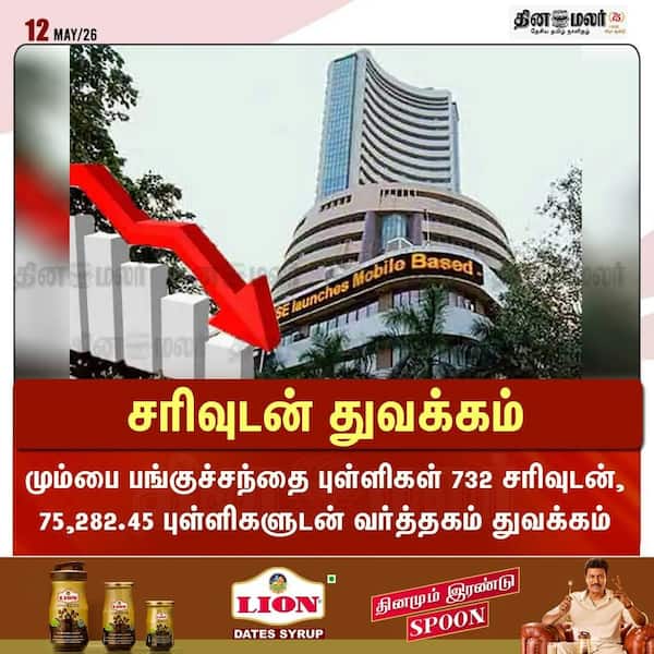 சரிவுடன் துவக்கம் 
