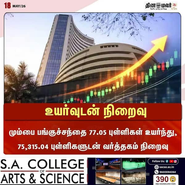 உயர்வுடன் நிறைவு