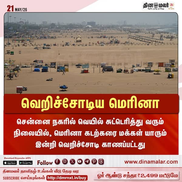 வெறிச்சோடிய மெரினா 
