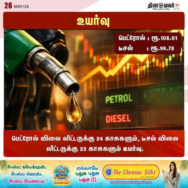 பெட்ரோல் விலை உயர்வு 