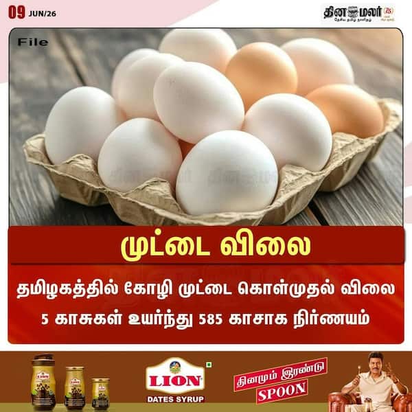 முட்டை விலை 