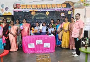 அரசு பள்ளியில் எழுத்தறிவு விழா