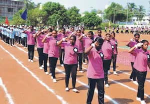 மகளிர் கல்லுாரியில் விளையாட்டு விழா