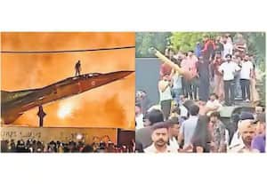 ராணுவ விமானம், பீரங்கிகள் மீது ஏறி பஞ்சாப் பல்கலை மாணவர்கள் போராட்டம்: மாணவி தற்கொலை வதந்தியால் விபரீதம்