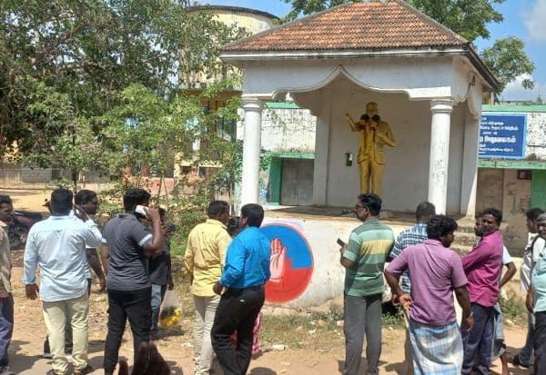  4 people arrested in Kullanjavadi for petrol bomb attack near Ambedkar statue  