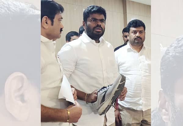 தி.மு.க., ஆட்சியை அகற்றும் வரை செருப்பு அணிய மாட்டேன்: அண்ணாமலை சபதம்