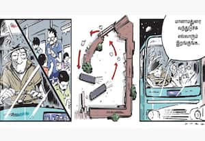  பஸ் ஸ்டாண்டை ஒரு ரவுண்டு அடித்துவிட்டு மானாமதுரை வந்ததாக கூறிய 'மப்பு' டிரைவர்