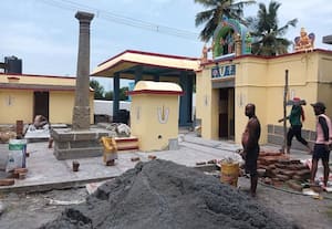 அரும்புலியூர் வைகுண்டவாசர் கோவிலில் புனரமைப்பு பணி