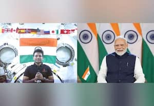 விண்வெளி நாயகன் சுக்லாவுடன் பிரதமர் மோடி உரையாடல்