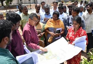 கோவையில் செம்மொழி பூங்கா பணிகள் தாமதம்: தமிழக அரசின் முதன்மை செயலர் நேரில் ஆய்வு