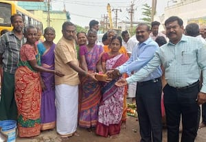 திருவண்டார்கோவில் பகுதியில் ரூ.78 லட்சத்தில் சாலை பணி