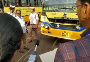 மதுரையில் அதிக ஒலி எழுப்பிய  பஸ்களின் ஏர் ஹாரன்கள் பறிமுதல்