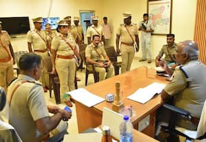 விருத்தாசலம் டி.எஸ்.பி.,  அலுவலகத்தில், ஏ.டி.ஜி.பி., ஆய்வு