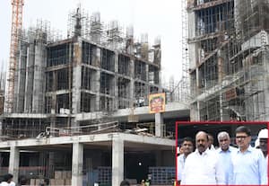 ஈ.வெ.ரா., நுாலகப் பணியில்  கண் திருஷ்டி படம் எதற்கு!  பொதுப்பணித்துறை அமைச்சர் வேலு விளக்கம்