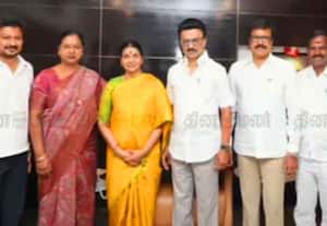முதல்வர் ஸ்டாலினுடன் தேமுதிக பொதுச்செயலாளர் பிரேமலதா, சுதீஷ் சந்திப்பு!