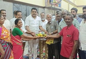 கோவில் திருவிழாவிற்கு ரூ.1 லட்சம் நன்கொடை