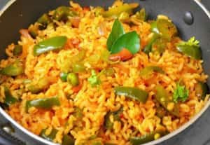 சுவையான குடைமிளகாய் பாத்