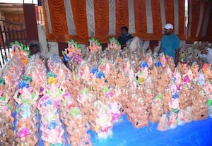 பி.ஓ.பி., விநாயகர் சிலைகள்!