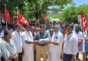 செங்கை, திருப்போரூரில் மா.கம்யூ., போராட்டம்