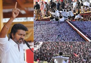 தி.மு.க., - த.வெ.க., இடையே தான் போட்டி மதுரை மாநாட்டில் அறிவித்தார் விஜய்