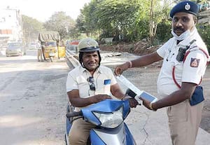 வாகன ஓட்டிகளே சரியான வாய்ப்பு; 50 சதவீத ஆபரை அறிவித்தது பெங்களூரு  போலீஸ்