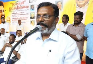 ஆணவக்கொலை தடுப்புச் சட்டம் இயற்ற வேண்டும்: முதல்வரை சந்தித்த பின் திருமா பேட்டி