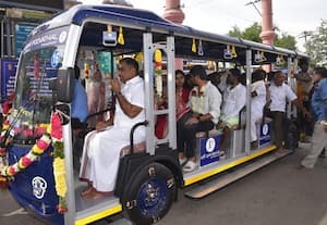 பழநி கோயிலுக்கு பேட்டரி பஸ்