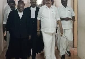 பண மோசடி வழக்கு விசாரணை நேரில் ஆஜரான ராஜேந்திர பாலாஜி