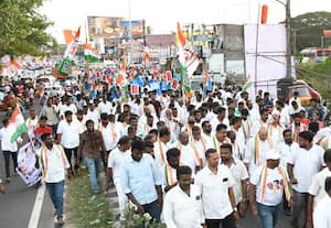 ஓட்டு திருட்டை கண்டித்து காங்., ஊர்வலம்