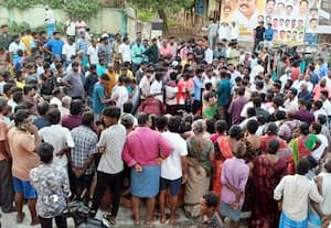 புதுமாப்பிள்ளை படுகொலை சம்பவம் உறவினர்கள் சாலை மறியல்