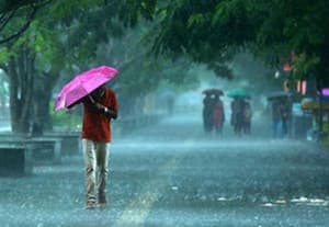 இன்று சூறாவளி காற்றுடன் மிதமான மழைக்கு வாய்ப்பு